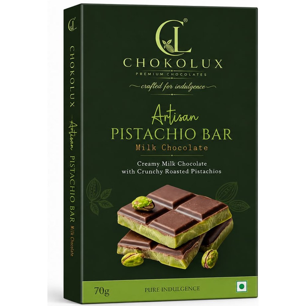 CHOKOLUX Pistachio Bar